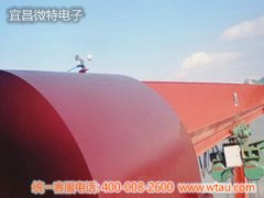風速傳感器安裝在龍門吊上