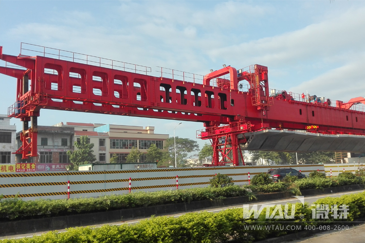 廣州地鐵十四號線工程配備微特架橋機安全監控系統