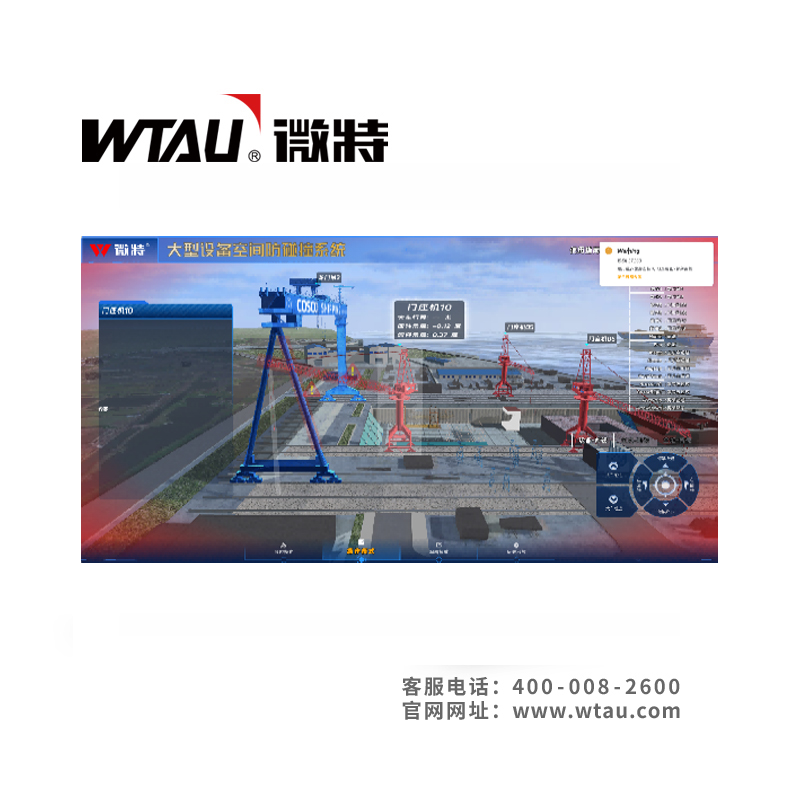 吊機群防碰撞系統及數字化智控遠程平臺